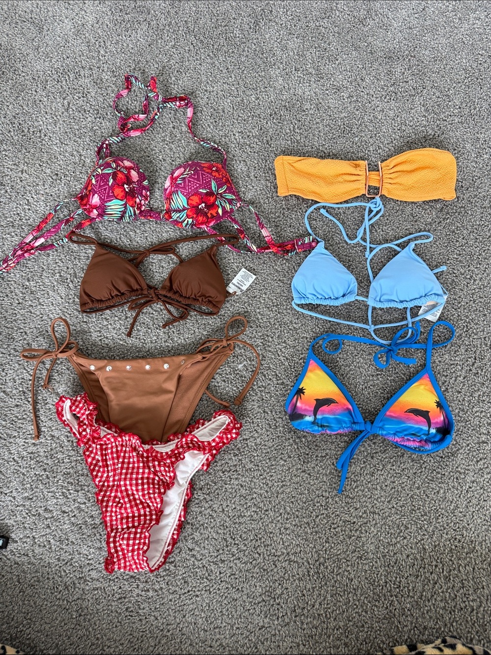 Bathing suit bundle Walmart, Hollister and H&M